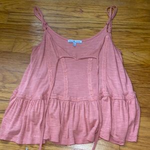 Charlotte Russe ruffled tank top